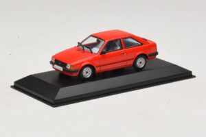 Ford Escort Mk3 3 Portas Vermelho Minichamps 1:43 400085000 Metal - imagem 2 de 4
