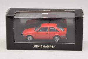 Ford Escort Mk3 3 Portas Vermelho Minichamps 1:43 400085000 Metal - imagem 4 de 4
