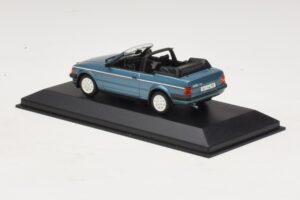 Ford Escort Mk3 Cabriolet Azul Metálico Minichamps 1:43 400085030 Metal - imagem 3 de 4