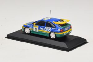 Ford Escort RS #3 Bernardini / Occelli Rally Monte Carlo Winner 1996 Minichamps 1:43 430968203 Metal - imagem 3 de 4