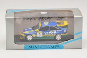 Ford Escort RS #3 Bernardini / Occelli Rally Monte Carlo Winner 1996 Minichamps 1:43 430968203 Metal - imagem 4 de 4