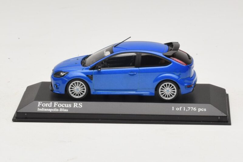 Ford Focus RS Mk2 Azul Metálico Minichamps 1:43 Ford Focus RS Mk2 Azul Metálico Minichamps 1:43 400088101 Metal