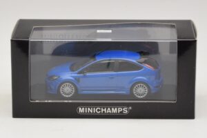 Ford Focus RS Mk2 Azul Metálico Minichamps 1:43 400088101 Metal - imagem 4 de 4