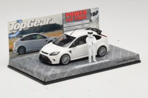 Ford Focus RS Mk2 Top Gear Branco Com Figura Minichamps 1:43 519438810 Metal - imagem 2 de 5