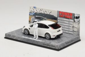 Ford Focus RS Mk2 Top Gear Branco Com Figura Minichamps 1:43 519438810 Metal - imagem 3 de 5