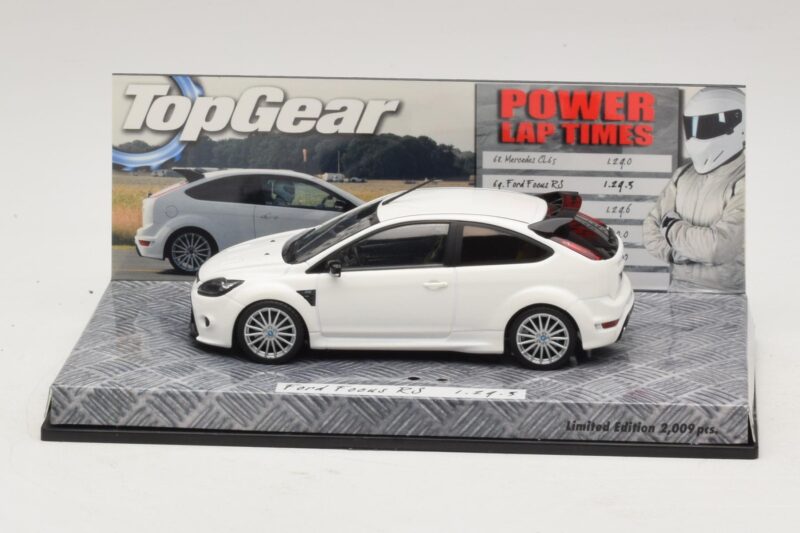 Ford Focus RS Mk2 Top Gear Branco Sem Figura Minichamps 1:43 519438810-R1 Metal
