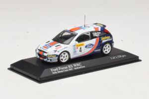 Ford Focus RS WRC #4 C. McRae / N. Grist Rally Monte Carlo 2001 Minichamps 1:43 430018904 Metal - imagem 2 de 4