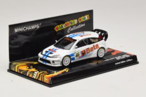 Ford Focus RS WRC #46 V. Rossi / C. Cassina RAC Rally 2007 Minichamps 1:43 400078446 Metal - imagem 2 de 5