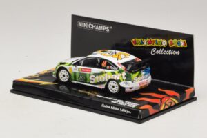 Ford Focus RS WRC #46 V. Rossi / C. Cassina RAC Rally 2008 Minichamps 1:43 400088146 Metal - imagem 3 de 5