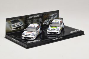 Ford Focus RS WRC Rally Mexico 2004 Set Minichamps 1:43 402048376 Metal - imagem 2 de 5