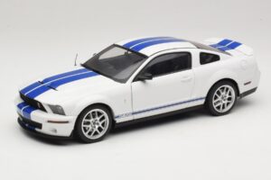 Ford Shelby Cobra GT500 Concept Branco com Risca Azul AUTOart 1:18 73052 Metal