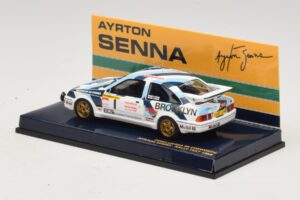 Ford Sierra RS Cosworth #1 A. Senna Rally Test 1986 Minichamps 1:43 540864399 Metal - imagem 3 de 4