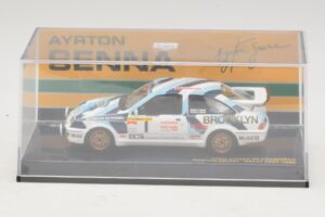 Ford Sierra RS Cosworth #1 A. Senna Rally Test 1986 Minichamps 1:43 540864399 Metal - imagem 4 de 4