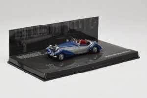 Horch 855 Special Roadster Prateado Azul Minichamps 1:43 436014202 Metal - imagem 2 de 5