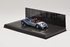 Horch 855 Special Roadster Prateado Azul Minichamps 1:43 436014202 Metal - imagem 3 de 5