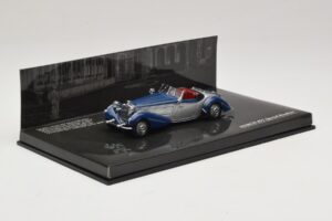 Horch 855 Special Roadster Azul Prata Sem Caixa Exterior Minichamps 1:43 436014202-O1 Metal - imagem 2 de 4