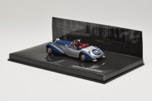 Horch 855 Special Roadster Azul Prata Sem Caixa Exterior Minichamps 1:43 436014202-O1 Metal - imagem 3 de 4