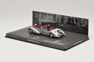 Horch 855 Spezial Roadster Prateado Vermelho Minichamps 1:43 436014206 Metal - imagem 3 de 5
