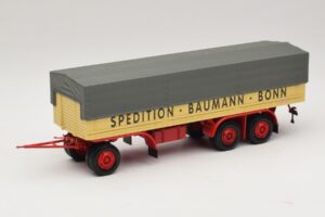 Kassbohrer Reboque de Plataforma Baumann Bonn Minichamps 1:43 439161097 Metal