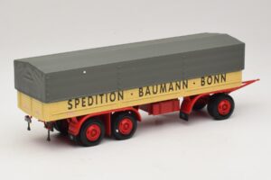Kassbohrer Reboque de Plataforma Baumann Bonn Minichamps 1:43 439161097 Metal - imagem 2 de 6
