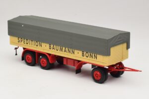 Kassbohrer Reboque de Plataforma Baumann Bonn Minichamps 1:43 439161097 Metal - imagem 4 de 6