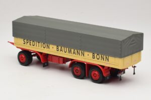Kassbohrer Reboque de Plataforma Baumann Bonn Minichamps 1:43 439161097 Metal - imagem 5 de 6