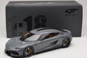 Koenigsegg Gemera Cinzento GT Spirit 1:18 GT374 Resina - imagem 5 de 5
