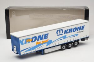 Krone Profiliner Semirreboque Articulado Com Cortinas Minichamps 1:43 439911120 Metal - imagem 6 de 6