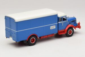 Krupp Titan Camião Furgão Azul Vermelho Minichamps 1:43 439069040 Metal - imagem 2 de 6