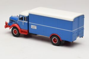 Krupp Titan Camião Furgão Azul Vermelho Minichamps 1:43 439069040 Metal - imagem 5 de 6