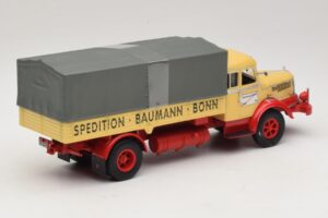 Krupp Titan Camião de Plataforma Baumann Bonn Minichamps 1:43 439069025 Metal - imagem 2 de 6