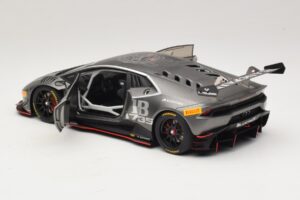 Lamborghini Huracan LP620-2 Super Trofeo #63 Cinzento Escuro 2016 AUTOart 1:18 81559 Compósito - imagem 5 de 8