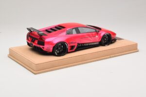 Lamborghini Murcielago Liberty Walk Rosa Brilhante AB Models 1:18 REMC044 Resina - imagem 2 de 7