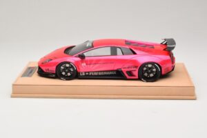 Lamborghini Murcielago Liberty Walk Rosa Brilhante AB Models 1:18 REMC044 Resina - imagem 3 de 7