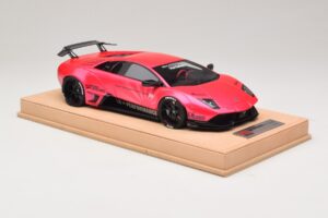 Lamborghini Murcielago Liberty Walk Rosa Brilhante AB Models 1:18 REMC044 Resina - imagem 4 de 7