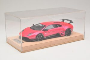 Lamborghini Murcielago Liberty Walk Rosa Brilhante AB Models 1:18 REMC044 Resina - imagem 6 de 7