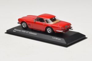 Maserati 5000 GT Allemano Vermelho Minichamps 1:43 437123321 Metal - imagem 3 de 4