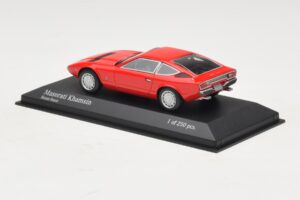 Maserati Khamsin Vermelho Minichamps 1:43 437123224 Metal - imagem 3 de 4