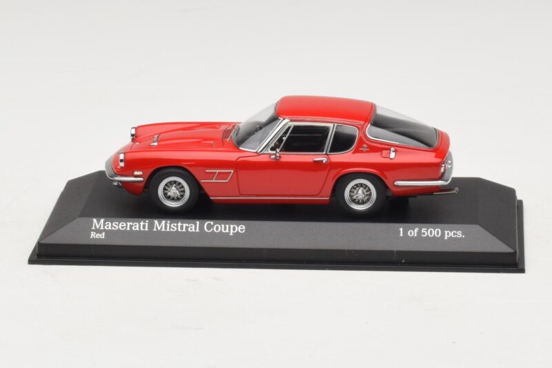 Maserati Mistral Vermelho Minichamps 1:43 Maserati Mistral Vermelho Minichamps 1:43 437123424 Metal