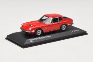 Maserati Mistral Vermelho Minichamps 1:43 437123424 Metal - imagem 2 de 4