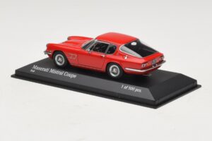 Maserati Mistral Vermelho Minichamps 1:43 437123424 Metal - imagem 3 de 4