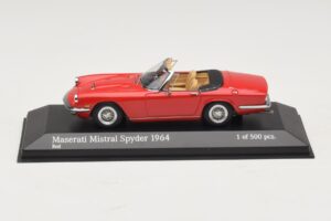 Maserati Mistral Spyder Vermelho Minichamps 1:43 Maserati Mistral Spyder Vermelho Minichamps 1:43 437123430 Metal