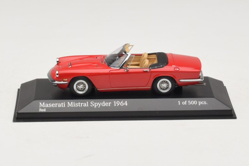 Maserati Mistral Spyder Vermelho Minichamps 1:43 Maserati Mistral Spyder Vermelho Minichamps 1:43 437123430 Metal