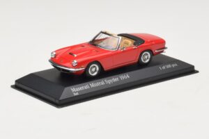 Maserati Mistral Spyder Vermelho Minichamps 1:43 437123430 Metal - imagem 2 de 4