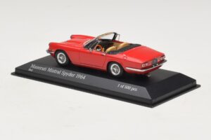 Maserati Mistral Spyder Vermelho Minichamps 1:43 437123430 Metal - imagem 3 de 4