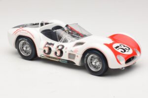 Maserati Tipo 61 #53 B. Krause Los Angeles Times Grand Prix Winner 1960 Minichamps 1:18 100601253 Metal - imagem 6 de 8
