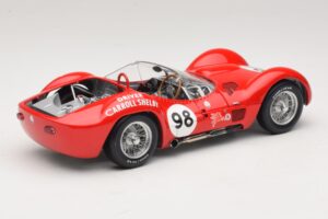 Maserati Tipo 61 #98 C. Shelby Times Mirror Grand Prix for Sportscars 1960 Minichamps 1:18 100601298 Metal - imagem 3 de 8