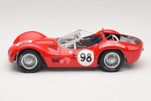 Maserati Tipo 61 #98 C. Shelby Times Mirror Grand Prix for Sportscars 1960 Minichamps 1:18 100601298 Metal - imagem 4 de 8