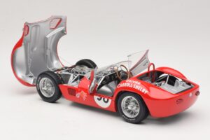 Maserati Tipo 61 #98 C. Shelby Times Mirror Grand Prix for Sportscars 1960 Minichamps 1:18 100601298 Metal - imagem 5 de 8