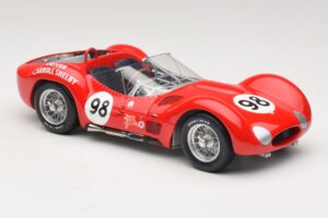 Maserati Tipo 61 #98 C. Shelby Times Mirror Grand Prix for Sportscars 1960 Minichamps 1:18 100601298 Metal - imagem 6 de 8